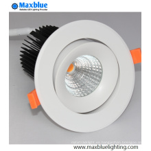 15W Dimmable CREE COB LED de luz de techo